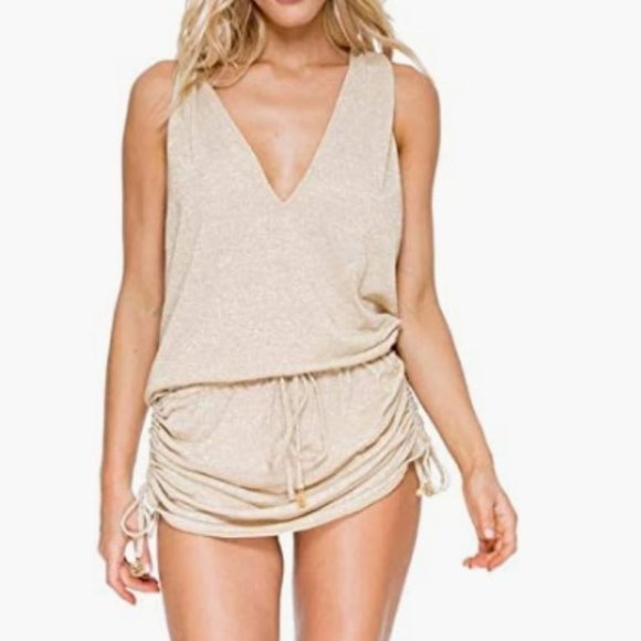 Luli Fama Other - Luli Fama Women's Swimwear, Color: Gold Rush, Large